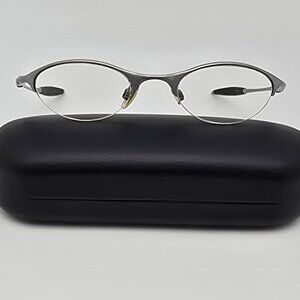 *SOLD* Oakley 11-738 Chain 2.0 Ti Mercury Semi-Rimless Eyeglasses Frame w/ Case